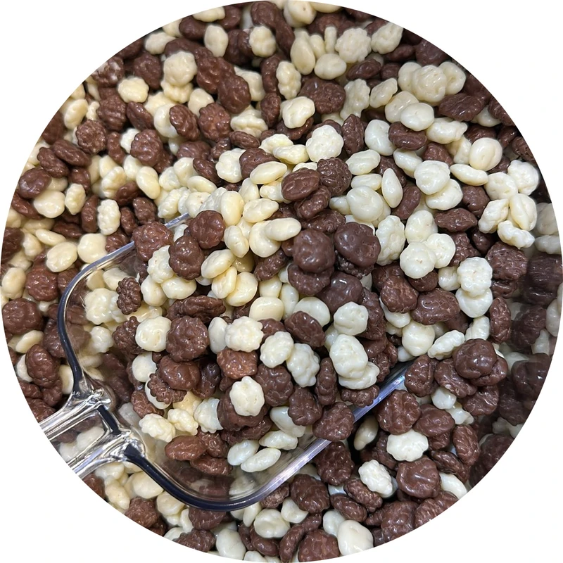 קורנפלקס מיני מצופה שוקולד- חלבי, מחיר ל100 גרם