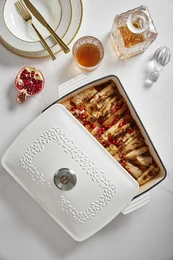 תבנית רוסטר יציקת ברזל 33.5/23.5 לבן פוד אפיל