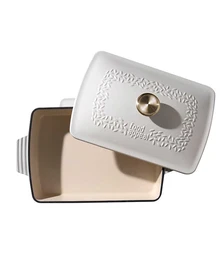 תבנית רוסטר יציקת ברזל 33.5/23.5 לבן פוד אפיל