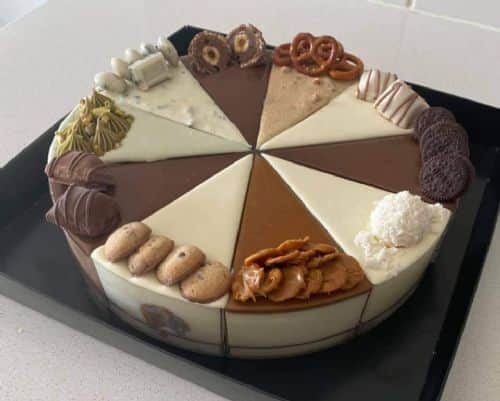 קריסטלית משולש- כולל מכסה- 10 משולשים