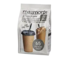 אבקה להכנת אייס קפה לייט מימונס, 245 גרם