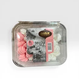 נשיקות קיצפיות ורוד לבן אחווה 180 גרם- לפסח