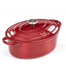 סיר יציקה אובאלי פוד אפיל גודל 33.5 סמ 6.3 ליטר