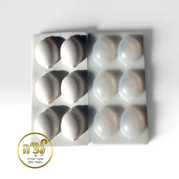 תבנית סיליקון להכנת קינוח בצורת לימונים