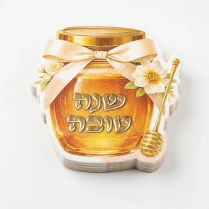 מפיות בצורת צנצנת דבש- 12 יח במארז