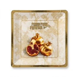מפיות קרם זהב רימון לראש השנה 16 יח במארז